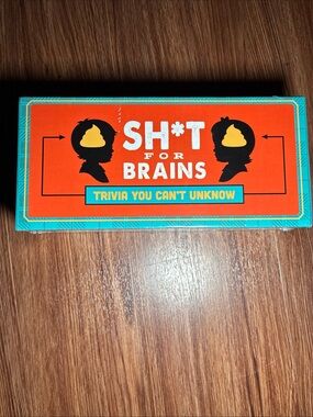 Harebrained Sh*t for Brains Card Game for 2 to 10 Players Ages 18 Years and Up